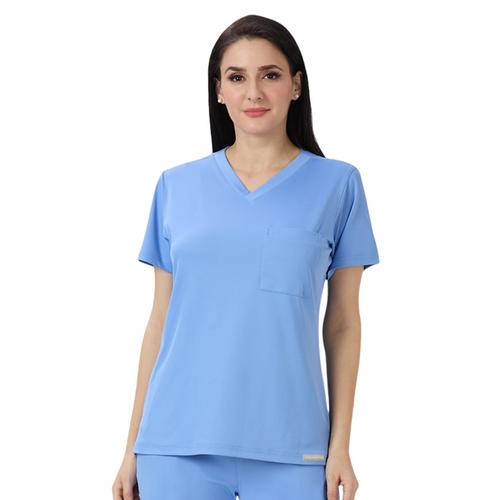 Smart V neck  - 1 Patch Pocket